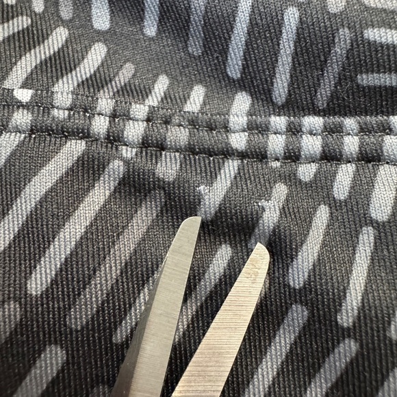 NIKE Golf Women's L Performance Golf Tennis Skort DRI-FIT Gray Geometric Print - Picture 15 of 16